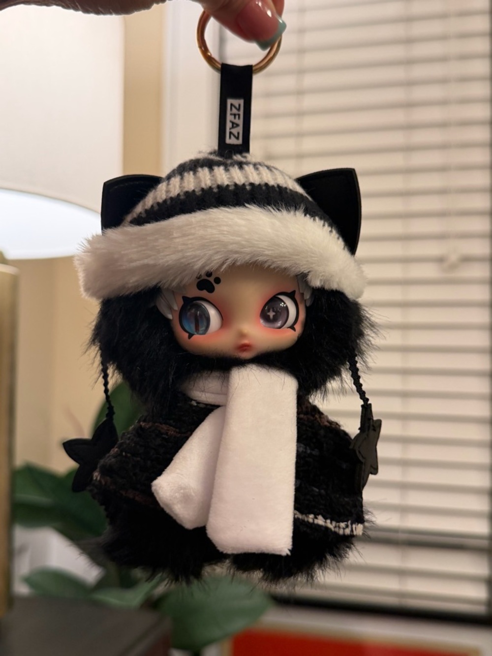 NIB Owen street youngster ‘Black Cat.’ 
Skullpanda like doll, dual (moving) eyes - Picture 3 of 12